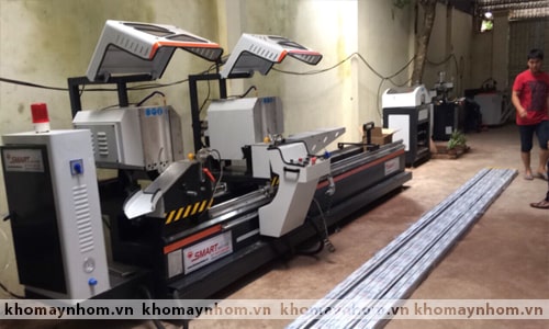 Máy cắt nhôm 2 đầu 08S Trắng