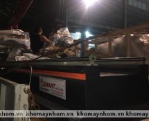 Chuyển máy làm cửa nhôm Vĩnh Phúc 5