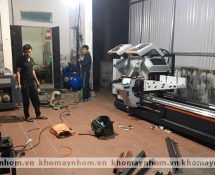 bàn giao máy sản xuất cửa ninh bình hải dương