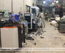 bàn giao máy sản xuất cửa nhôm kiến xương thái bình