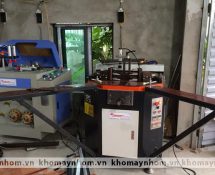bàn giao máy làm cửa nhôm kim sơn ninh bình