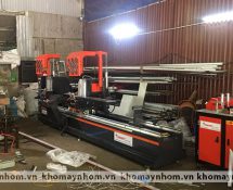 bàn giao máy sản xuất cửa nhôm tại hà giang