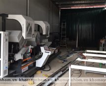 lắp đặt máy sản xuất cửa nhôm đan phượng hà nội