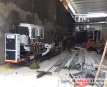 máy gia công cửa nhôm lào cai
