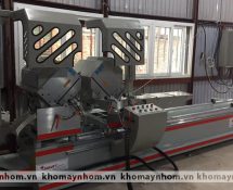 máy gia công cửa nhôm cnt đông anh hà nội