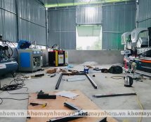 máy gia công cửa nhôm yên thế bắc giang