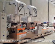 máy sản xuất cửa nhôm tháng 04 2021